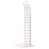 Outdoor Shower 223 cm Solid Pine Wood and Stainless Steel White 886329