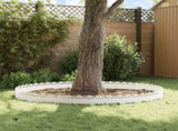 Lawn Edgings 30 pcs White 103 x 0.05 x 22 cm Steel 874770