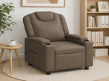 Recliner Massage Chair Grey 75 x 95 x 106 cm Fabric 42051150