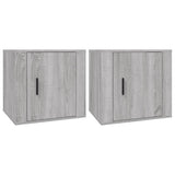 Bedside Cabinets 2 pcs Grey Sonoma 50x39x47 cm 816701
