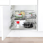 ZNTS HI Telescopic Drawer Basket 50 cm 423937