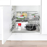 ZNTS HI Telescopic Drawer Basket 50 cm 423937