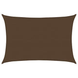 Sunshade Sail 160 g/m Brown 5x7 m HDPE 311797
