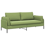 3-Seater Sofa 3-Seater Light Green 222 x 81 x 89 cm Velvet 42048645