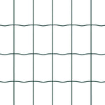Fence with Posts Green 0.6 x 25 m Steel 3336015