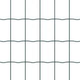 Fence with Posts Green 1.2 x 25 m Steel 3336013