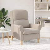Armchair Light grey 76 x 94 x 102 cm Sharpa Fabric 42009851