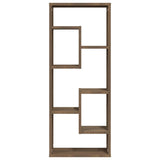 Wall Shelf Brown Oak 36x16x90 cm Engineered Wood 815848
