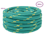 Multipurpose Utility Rope 30 mm 50 m Green PP 5400 kg Max Load 3472797