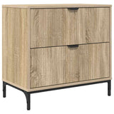 Bedside Table Sonoma oak 63.5 x 36 x 61 cm Engineered wood 883466