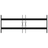 Security Grille for Windows with 2 Crossbars 3 pcs 43-74 cm 42031282