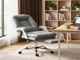 Ergonomic Executive Office Chair, Reclining Desk Chair with Lumbar Support, Footrest, Plush Thick T3398P553441