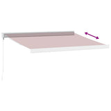 Manual Retractable Awning Burgundy 350x250 cm 3215314