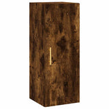 Highboard Smoked Oak 34.5x34x180 cm Engineered Wood 3199038