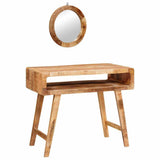 Dressing Table Brown 90 x 76 x 45 cm Solid Mango Wood 4104565