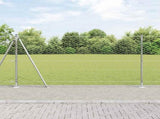 Welded Wire Fence with Concrete Base 10 x 1.2 m 3353769