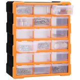Multi-drawer Organiser with 18 Middle Drawers 38x16x47 cm 149597