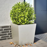 ZNTS Garden Planters 50x50x50 cm 2 pcs Stainless Steel 851075