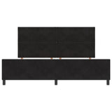 ZNTS Black Velvet Bed Frame 200x200 cm 3345031
