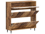 Shoe Cabinet ZWOLLE 78 x 24 x 103 cm Engineered Wood Old Wood 896443