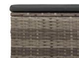 Garden Footstool with Cushion 40 x 30 x 40 cm 42026870