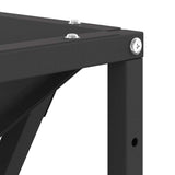 Fire Pit Black 80 x 80 x 40 cm Steel 858994