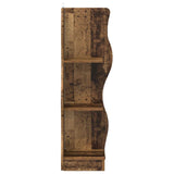 Corner Shelf Old Wood 34 x 33 x 102 cm Engineered Wood 899943