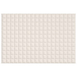 Weighted Blanket Light Cream 120x180 cm 9 kg Fabric 350753