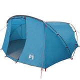 Tunnel Tent 4-Person with Roof Blue and Grey 318 x 275 x 140 cm 42004054