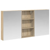 Bathroom Cabinet Set 3 pcs 140 x 14.5 x 70 cm Engineered wood 3403778