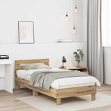 Bed Frame with Headboard Artisan Oak 80 x 200 cm 8009025