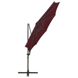 Cantilever Garden Parasol Bordeaux red 312342