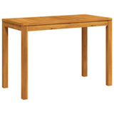Garden Dining Table 110x55x75 cm Solid Wood Acacia 366368