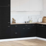 Hanging Cabinet Black Oak 60 x 46 x 81.5 cm Engineered Wood 863267