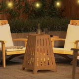 Fire Pit Brown 50 x 50 x 70 cm Weathering Steel 858959