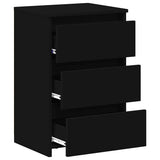 Bed Cabinets 2 pcs Black 40x35x62.5 cm Engineered Wood 806214
