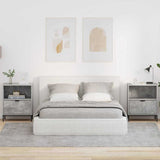 Bedside Cabinet with Drawer 2 pcs Concrete grey 49 x 36 x 61 cm 883481