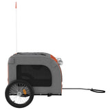 Pet Bike Trailer Red and Grey Oxford Fabric&Iron 93838