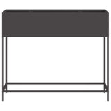 Raised Garden Planter Black 100 x 26 x 82 cm Steel 865876