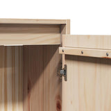 Wall Cabinets 2 pcs 30x30x100 cm Solid Pinewood 813506