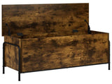 Storage Box Smoked Oak 100 x 40 x 49.5 cm Engineered Wood 8013682
