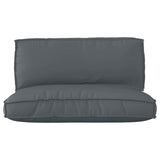Pallet Cushion Set 2 pcs Anthracite 120 x 80 x 12 cm 3329079