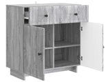 Sideboard Grey Sonoma 66 x 34.5 x 90 cm Engineered Wood 893951