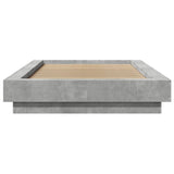 Bed Frame without Mattress Concrete Grey 90x190 cm Single 3281241