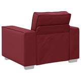 Sofa Wine Red 99 x 78 x 84 cm Fabric 4105042