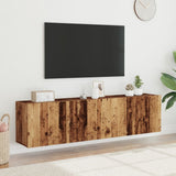 TV Cabinets Wall-mounted 2 pcs Old Wood 80x30x41 cm 857667
