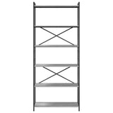 Bookshelf Grey sonoma 80 x 30 x 189.5 cm Engineered Wood 868410