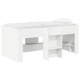 Kids'High Bed Frame 2 pcs White 163 x 101.1 x 68.5 cm 3422571