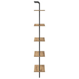 Bookshelf 5-Tier 60 x 24 x 168 cm Engineered wood Artisan Oak 879970