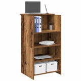 Reception Desk Old Wood 55x50x103.5 cm Engineered Wood 859022
